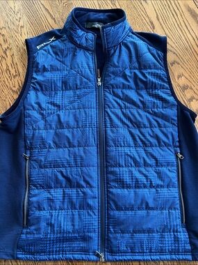 RLX Ralph Lauren Men's Blue Quilted Vest